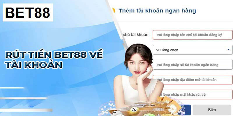 Hướng dẫn rút tiền BET88 trên máy tính