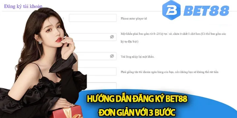 Đăng ký BET88 trên điện thoại như thế nào?